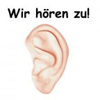"Wir hören zu!"-Stand auf dem Findorffmarkt